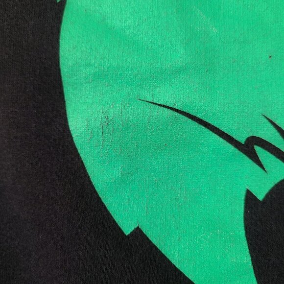 Mr Beast Hoodie L Unisex Black Cotton Blend Front Back Graphics Distressed - Picture 11 of 11